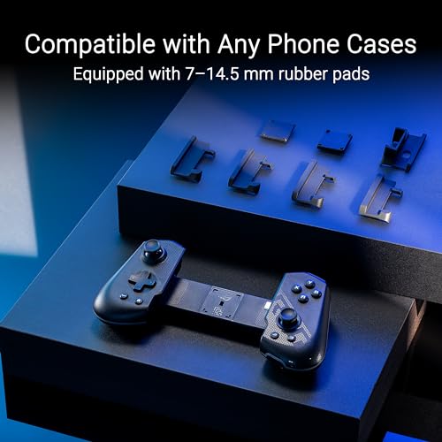 ASUS ROG Tessen Mobile Gaming Controller (Smartphone Controller, Aura RGB Beleuchtung, 18W Passthrough-Schnellladung, Latenzfrei mit 500 Hz über USB Typ C, anpassbare Tastenbelegung) Bild 3