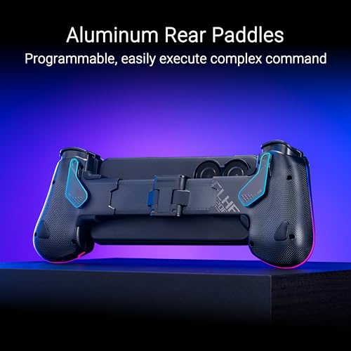 ASUS ROG Tessen Mobile Gaming Controller (Smartphone Controller, Aura RGB Beleuchtung, 18W Passthrough-Schnellladung, Latenzfrei mit 500 Hz über USB Typ C, anpassbare Tastenbelegung) Bild 5