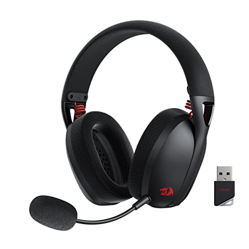 Redragon H848 BT Drahtloses BT-Gaming-Headset – Leichtgewichtig – 7.1 Surround Sound – 40 mm-Treiber – Abnehmbares Mikrofon – Multiplattformen für PC, PS5/4/3, Switch, Handy Bild 1