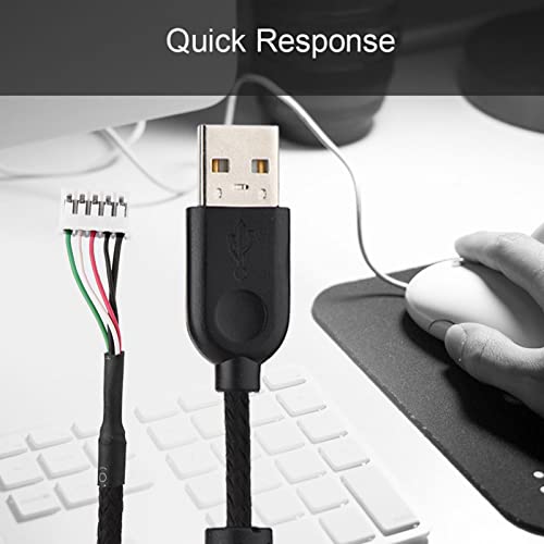 Ejoyous Ersatz Maus Kabel für , 2m USB Maus Ersatzkabel Maus Ersatzkabel G502 Gaming Mauskabel Ersatz Reparatur Zubehör Plug und Play Bild 2