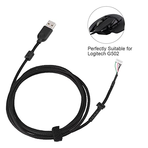 Ejoyous Ersatz Maus Kabel für , 2m USB Maus Ersatzkabel Maus Ersatzkabel G502 Gaming Mauskabel Ersatz Reparatur Zubehör Plug und Play Bild 3