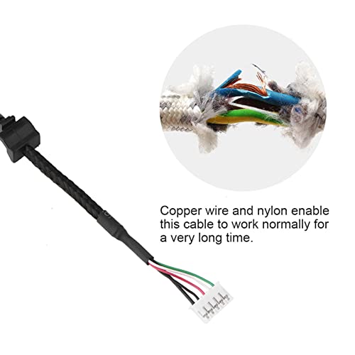 Ejoyous Ersatz Maus Kabel für , 2m USB Maus Ersatzkabel Maus Ersatzkabel G502 Gaming Mauskabel Ersatz Reparatur Zubehör Plug und Play Bild 4