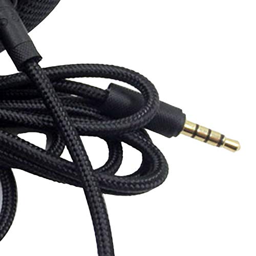 Headset Kabel Ersatz für, 3,5 mm Kopfhörer Audiokabel Gaming Headset Lautstärkeregelung Kabel Kopfhörer Ersatzkabel Klinkenkabel, für G433 G233 G Pro G Pro X Bild 2