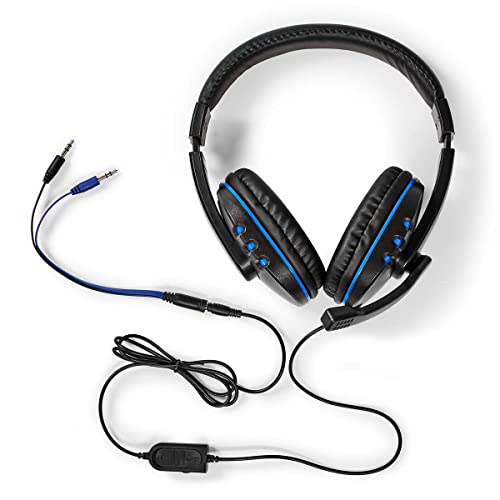 NEDIS Gaming Combo Kit - 5-in-1 - Tastatur, Headset, Maus und Mauspad - Schwarz - QWERTY - US-Layout Bild 3