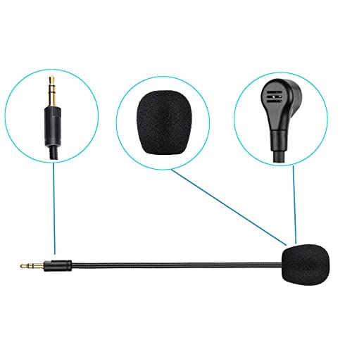 Mikrofon Ersatz für Razer Barracuda X Wireless Gaming Headset, abnehmbares 3,5 mm Game Boom Noise Cancelling Barracuda X Mikrofon mit Schaumstoff Bild 6