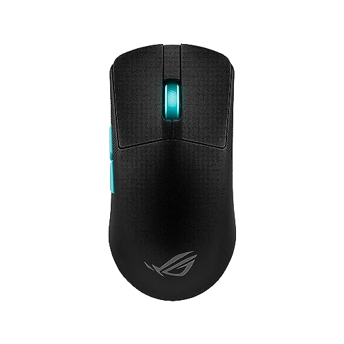 ASUS ROG Harpe Ace Aim Lab Edition Gaming-Maus, 54 g, Ultraleicht, Konnektivität (2,4 GHz RF, Bluetooth, kabelgebunden), 36K DPI Sensor, 5 programmierbare Tasten, ROG SpeedNova, Esports & FPS Gaming Bild 1