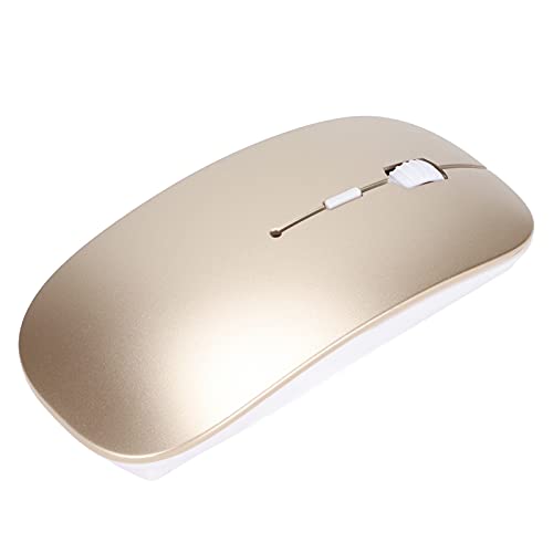 Gewicht Licht Tastatur Maus Combo, 78 Tasten Drahtlose Ergonomische Tastatur und Maus Set, Ultras LIM Wear Proof Tastatur für Notebook Computer (Gold) Bild 5