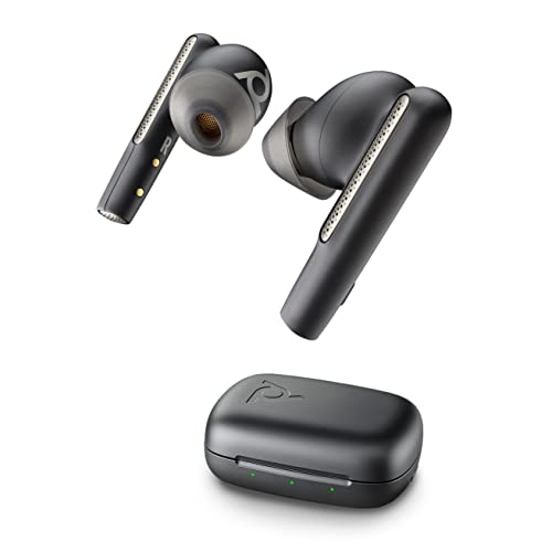 True-Wireless-In-Ear-Headset Poly Voyager Free 60 (Plantronics) – Mikrofone für klare Gespräche – Active Noise Cancelling (ANC) – Tragbares Ladecase – Kompatibel mit iPhone, Android Bild 1
