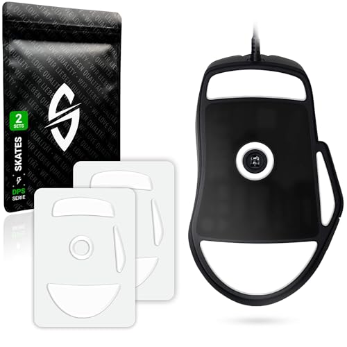 SensoryBoost DPS Glides (2er Set) kompatibel mit Roccat Kone XP, PRO - Ultra Schnell, Abgerundet, Langlebig - PTFE - Ersatz-Mausfüße, Skates – Gaming Maus Upgrade Zubehör Bild 1