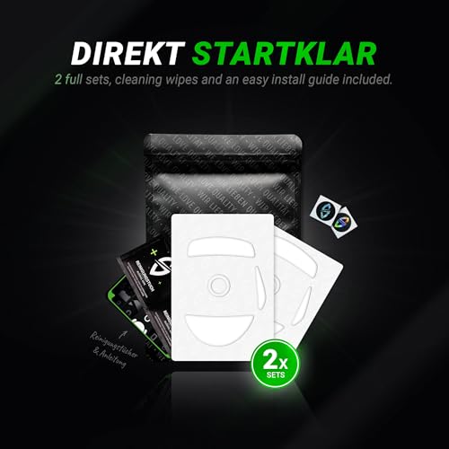 SensoryBoost DPS Glides (2er Set) kompatibel mit Roccat Kone XP, PRO - Ultra Schnell, Abgerundet, Langlebig - PTFE - Ersatz-Mausfüße, Skates – Gaming Maus Upgrade Zubehör Bild 5
