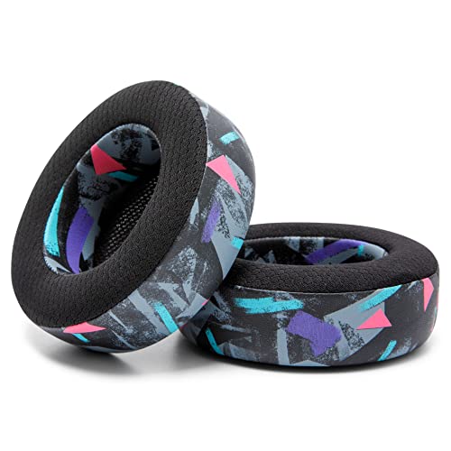 WC Freeze Virtuoso – Ersatz-Ohrpolster aus Hybridgewebe mit Kühlgel für das Corsair Virtuoso Gaming-Headset, hergestellt von Wicked Cushions, verbesserte Dicke und Schallisolierung | 90's Black Bild 6