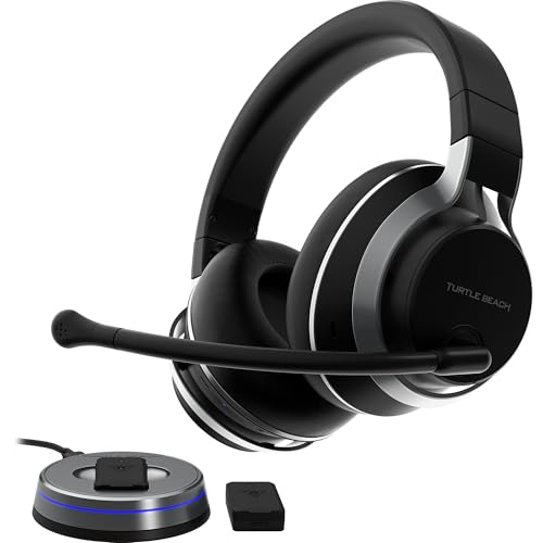 Turtle Beach Stealth Pro Multiplattform Kabelloses Bluetooth Gaming Headset mit Geräuschunterdrückung für PS5, PS4, PC, Mobilgeräte Bild 1