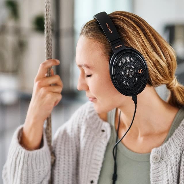 Sennheiser HD 660S2 - Audiophile Open-Ear Over-Ear Kopfhörer mit Kabel, Tiefbass-Erweiterung & Verfeinerter Akustischer Performance, Headphones für PC, Musik, Gaming, Premium Schwarz Bild 2