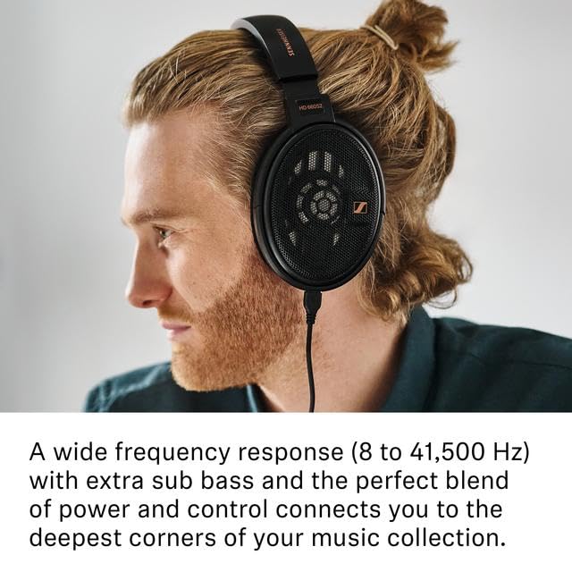 Sennheiser HD 660S2 - Audiophile Open-Ear Over-Ear Kopfhörer mit Kabel, Tiefbass-Erweiterung & Verfeinerter Akustischer Performance, Headphones für PC, Musik, Gaming, Premium Schwarz Bild 3