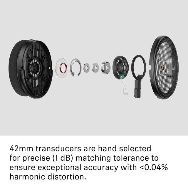 Sennheiser HD 660S2 - Audiophile Open-Ear Over-Ear Kopfhörer mit Kabel, Tiefbass-Erweiterung & Verfeinerter Akustischer Performance, Headphones für PC, Musik, Gaming, Premium Schwarz Bild 5