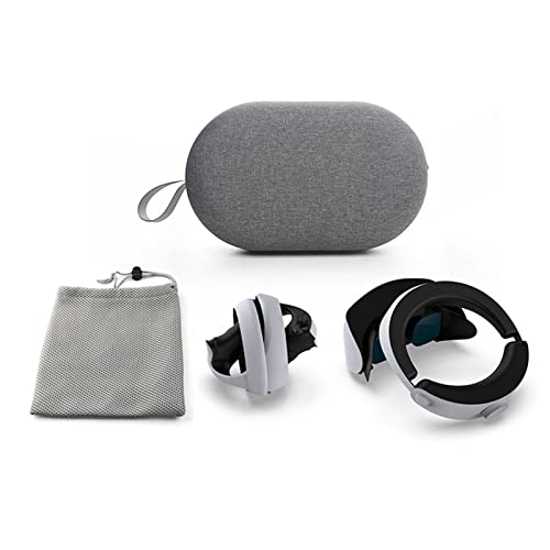 HMHAMA Hartschalen-Aufbewahrungsbox für PS VR2 VR Headset und Controller, Aufbewahrungstasche & Objektivschutz, Netztasche & Gurte Bild 3