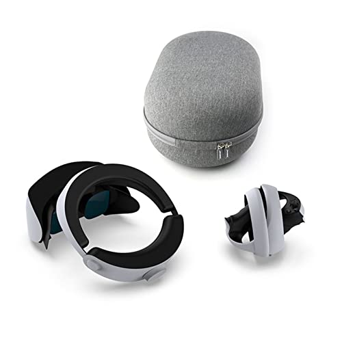HMHAMA Hartschalen-Aufbewahrungsbox für PS VR2 VR Headset und Controller, Aufbewahrungstasche & Objektivschutz, Netztasche & Gurte Bild 6