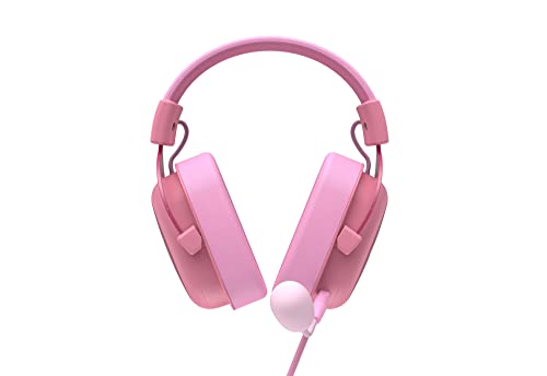 Havit H2002D GAMENOTE Gaming Headset mit Mikrofon - Gaming Kopfhörer mit Kabel - Hochmagnetische 50-mm Treiber für Surround-sound - Kompatibel mit PS4, Xbox, PC & Laptop - Pink Headset Bild 2