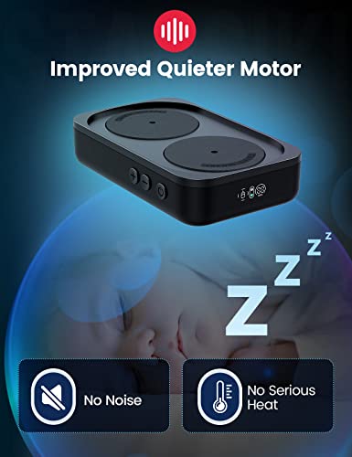 Mouse Jiggler,Mausbeweger, USB mechanischer Mausschüttler mit Intervall-Timer, Keine Notwendigkeit, den optischen Sensor auszurichten, leises Vibrieren hält PC aktiv,Schwarz Bild 6