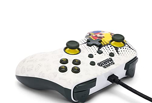Verbesserter Kabelgebundener PowerA Controller für Nintendo Switch – Bob-omb Blast, Gamepad, Game-Controller, Kabelgebundener Controller, Offiziell Lizenziert Bild 5