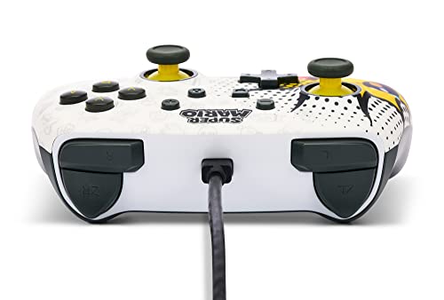 Verbesserter Kabelgebundener PowerA Controller für Nintendo Switch – Bob-omb Blast, Gamepad, Game-Controller, Kabelgebundener Controller, Offiziell Lizenziert Bild 6