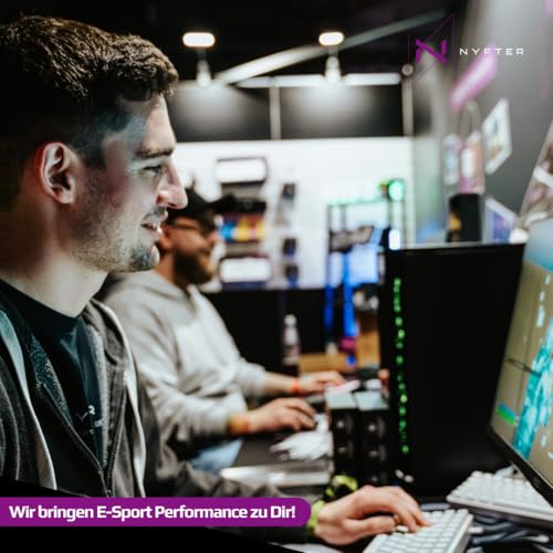 Nyfter - XXL Gaming Mauspad Sakura Weiß 900 x 500mm Premium Fuji Mousepad Size Groß vernähte Kanten langlebig mit high-end Glide und Anti-Rutsch Bild 6