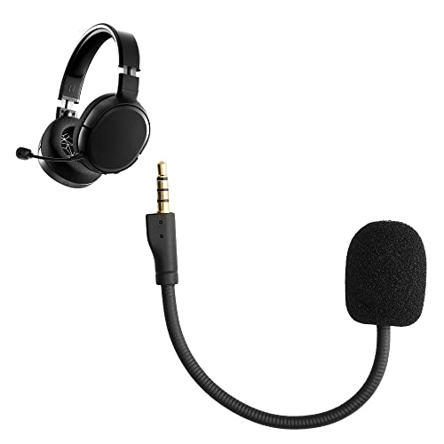 kwmobile Ersatz Kopfhörer Mikrofon kompatibel mit Steelseries Arctis 1 Headset - Gaming Headphones Mikrofon mit 3,5 mm Klinkenstecker - Schwarz Bild 1