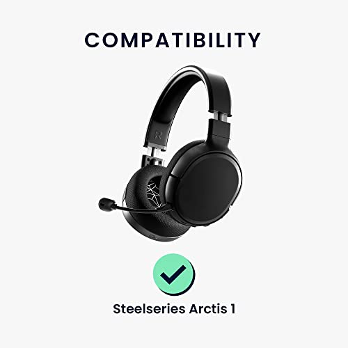 kwmobile Ersatz Kopfhörer Mikrofon kompatibel mit Steelseries Arctis 1 Headset - Gaming Headphones Mikrofon mit 3,5 mm Klinkenstecker - Schwarz Bild 2
