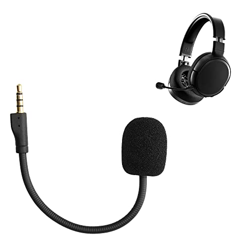 kwmobile Ersatz Kopfhörer Mikrofon kompatibel mit Steelseries Arctis 1 Headset - Gaming Headphones Mikrofon mit 3,5 mm Klinkenstecker - Schwarz Bild 5