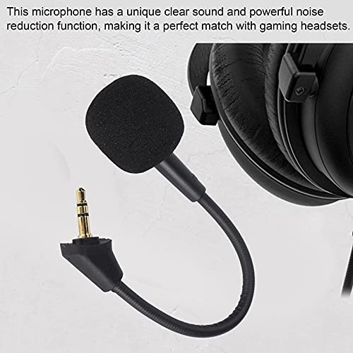 Ejoyous Mikrofon Ersatz für Cloud Alpha, Mikrofonersatz Abnehmbares Ersatzmikrofon 3,5 mm Noise Cancelling Gaming Headset Mikrofon Ersatzteil Gaming Headphones Mikrofon, Ejoyousfg136o4tq0 Bild 3
