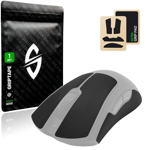 SensoryBoost Maus Grip Tape – kompatibel mit Razer Deathadder V3 Pro (inkl. Zuschnitt-Pad) Schweißabsorbierend, extrem rutschfest & Ultradünn (0,5 mm) – Rückstandsfrei – Gaming Zubehör Bild 1