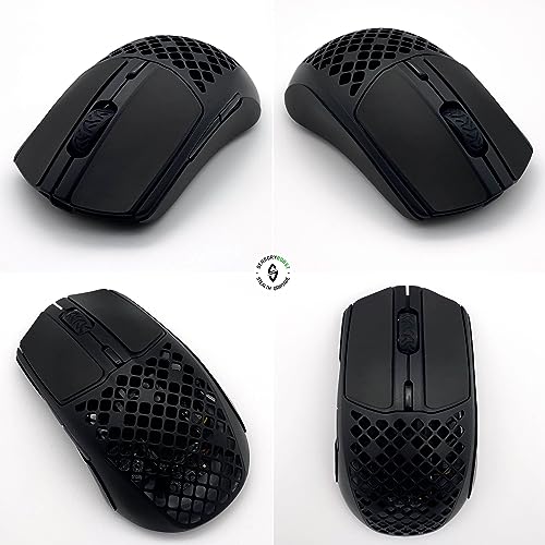 SensoryBoost Maus Grip Tape – kompatibel mit Steelseries Aerox 3 (inkl. Zuschnitt-Pad) Schweißabsorbierend, extrem rutschfest & Ultradünn (0,5 mm) – Rückstandsfrei – Gaming Zubehör Bild 2
