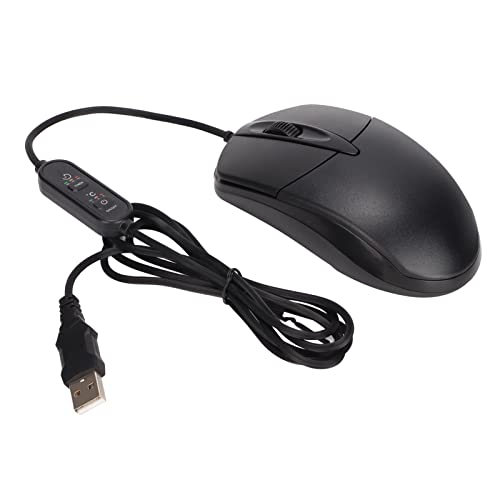 beheizte computermaus,Tbest Beheizte Maus,Beheizbare Maus,Warme Maus Pc-Maus Beheizte Maus 3 Stufen Einstellbar Schwarz Ergonomische 1600 DPI Kabelgebundene Heizungsmaus Für Windows Für Os X-System De Bild 1