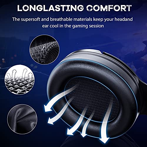 K9 3.5mm Wired Gaming Headset Removable Cat Ears Headphones Noise Canceling E-Sports Earphone mit Microphone RGB-LED-Lichtsteuerung Mute Mische für PS4 PC Laptop Smart PhoneJIANNI Bild 2