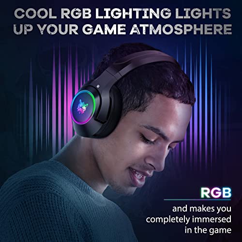 K9 3.5mm Wired Gaming Headset Removable Cat Ears Headphones Noise Canceling E-Sports Earphone mit Microphone RGB-LED-Lichtsteuerung Mute Mische für PS4 PC Laptop Smart PhoneJIANNI Bild 6