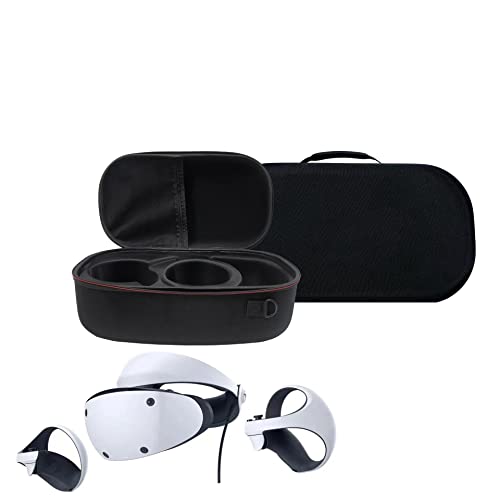 VR-Aufbewahrungstasche kompatibel für PS5 VR2/PSVR2, Tragetasche für VR-Gaming-Brille, harte Reiseschutzbox für Virtual-Reality-Headsets, Tragegriff, schützende, multifunktionale Koffertasche Bild 4