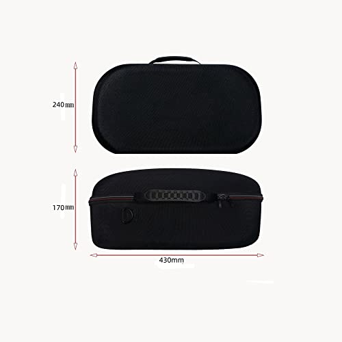 VR-Aufbewahrungstasche kompatibel für PS5 VR2/PSVR2, Tragetasche für VR-Gaming-Brille, harte Reiseschutzbox für Virtual-Reality-Headsets, Tragegriff, schützende, multifunktionale Koffertasche Bild 5