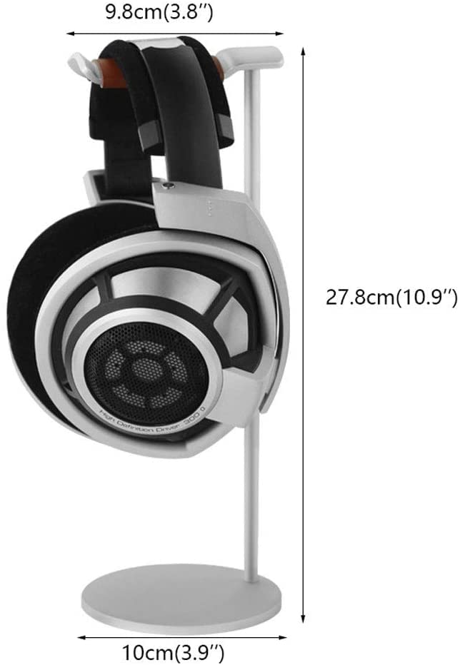 Kopfhörer Halter Kopfhörerständer Headset Ständer Universal Aluminiumlegierung Kopfhörerständer Gaming Headset Ständer Kopfhörer Display Rack Aufhänger Halterung Für Over Ear Headsets Headset Halterun Bild 3
