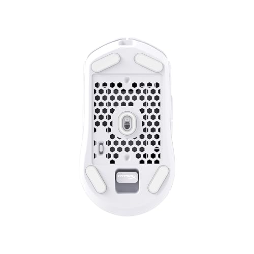 HyperX Pulsefire Haste 2, Wireless Gaming-Maus, Dual Mode (2,4 GHz/Bluetooth), 26K Sensor, 26.000 DPI, Bis zu 100 Std Akkulaufzeit, 6 Programmierbare Tasten, RGB, PC/PS5/PS4/Xbox-kompatibel, Weiss Bild 5