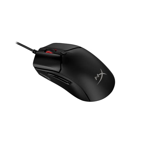 HyperX Pulsefire Haste 2, Kabelgebundene Gaming-Maus, 53 g, 26K Sensor, 26.000 DPI, 8000 Hz Abfragerate, 6 Programmierbare Tasten, RGB-Beleuchtung, PC/Xbox/PS-kompatibel, Schwarz Bild 1