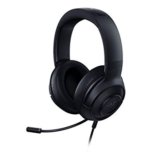 Razer Kraken X Lite Headset, Schwarz, 16.00 x 21.00 x 8.81 cm & DeathAdder Essential (2021) - Essentielle Gaming-Maus mit optischem 6.400-DPI-Sensor Weiß Bild 2