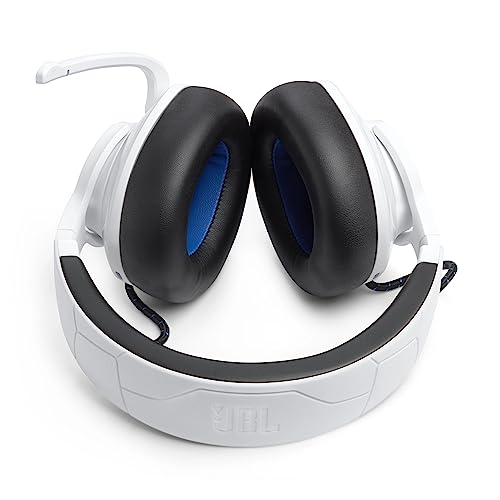 JBL Quantum 910P Over-Ear Gaming Kopfhörer – Für die Playstation und weitere Konsolen – Mit Head-Tracking-Funktion, ANC und 39 Stunden Akkulaufzeit – Weiß Bild 3