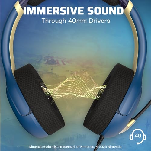 PDP Airlite Headset Wired Hyrule Blue Bild 2