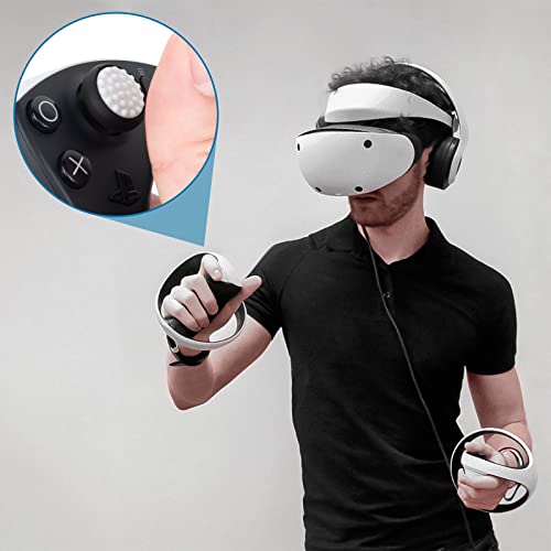 Geekria Silikon Cover Schutzhülle Kompatibel mit PS VR2, Playstation VR 2 Helm Full Wrap Silikon Schutzhülle Brille Schutzhülle Gaming Zubehör (Schwarz) Bild 5