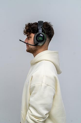 JBL Quantum 910X Over-Ear Gaming Kopfhörer – Für die Xbox und weitere Konsolen – Mit Head-Tracking-Funktion, ANC und 37 Stunden Akkulaufzeit – Schwarz Bild 2