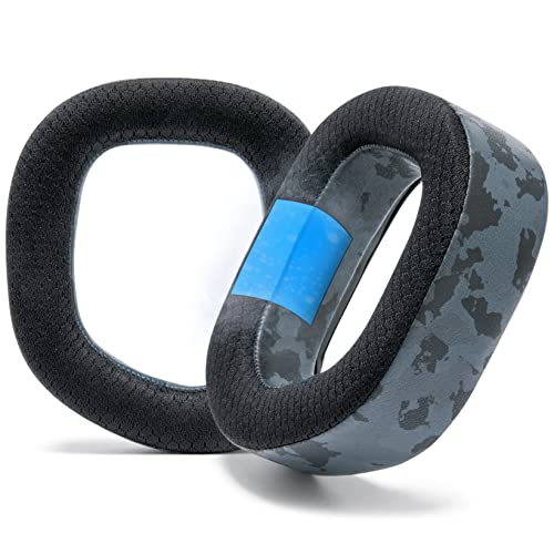 WC Freeze HS80 – Kühlende Gel-Ohrpolster für Corsair HS80 RGB Wireless, Wired und HS80 Max von Wicked Cushions – Erhöhter Komfort, Dicke und Schallisolierung für epische Gaming-Sessions | Black Camo Bild 1