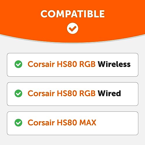 WC Freeze HS80 – Kühlende Gel-Ohrpolster für Corsair HS80 RGB Wireless, Wired und HS80 Max von Wicked Cushions – Erhöhter Komfort, Dicke und Schallisolierung für epische Gaming-Sessions | Black Camo Bild 2
