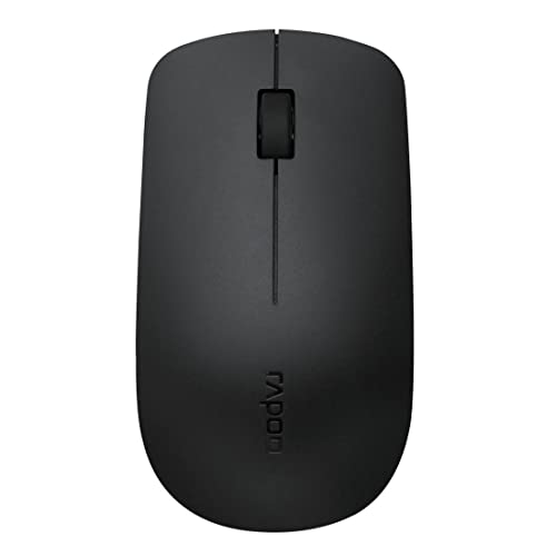 Rapoo M20 Plus kabellose Maus, 2.4 GHz Wireless Verbindung, 1000 DPI - schwarz Bild 1