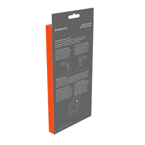 Steelseries Arctis Nova Booster Pack Cherry Red -Gaming Headset Zubehör -Zweifarbiger Nylon-Kopfband -Individuell anpassbar mit einzigartigen metallischen Lautsprecherplatten -Limitiertes Sammlerstück Bild 6