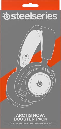 Steelseries Arctis Nova Booster Pack Cherry Red -Gaming Headset Zubehör -Zweifarbiger Nylon-Kopfband -Individuell anpassbar mit einzigartigen metallischen Lautsprecherplatten -Limitiertes Sammlerstück Bild 7
